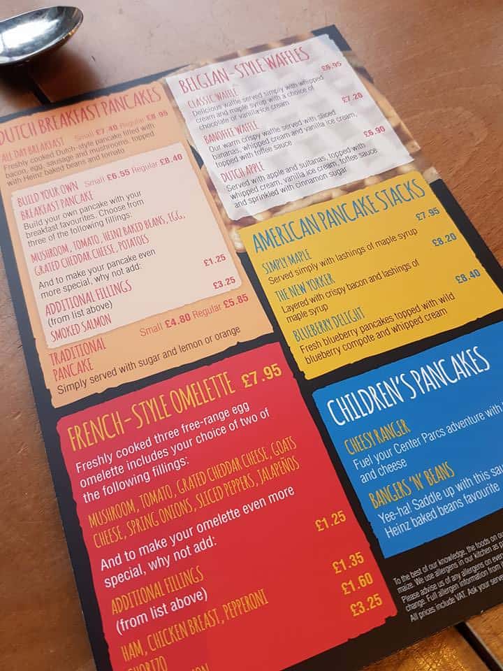 Center Parcs - the pancake house