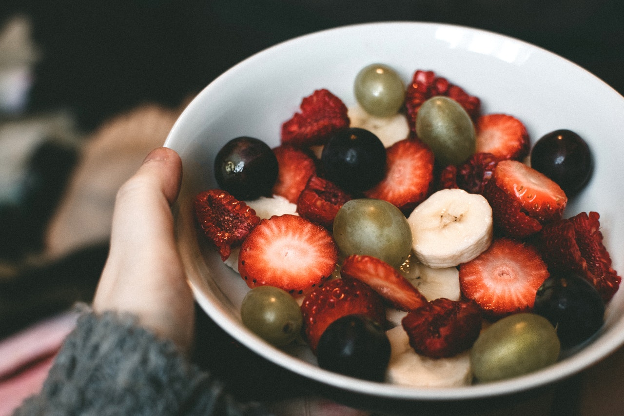 bowl of fruit salad