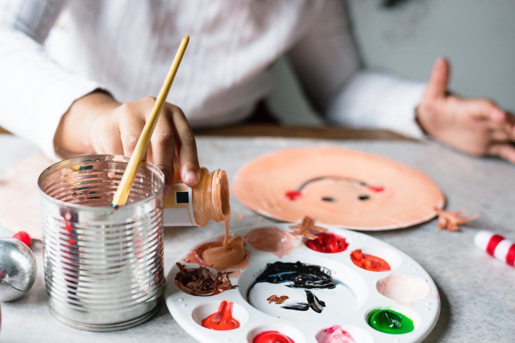 Activities with the kids - painting