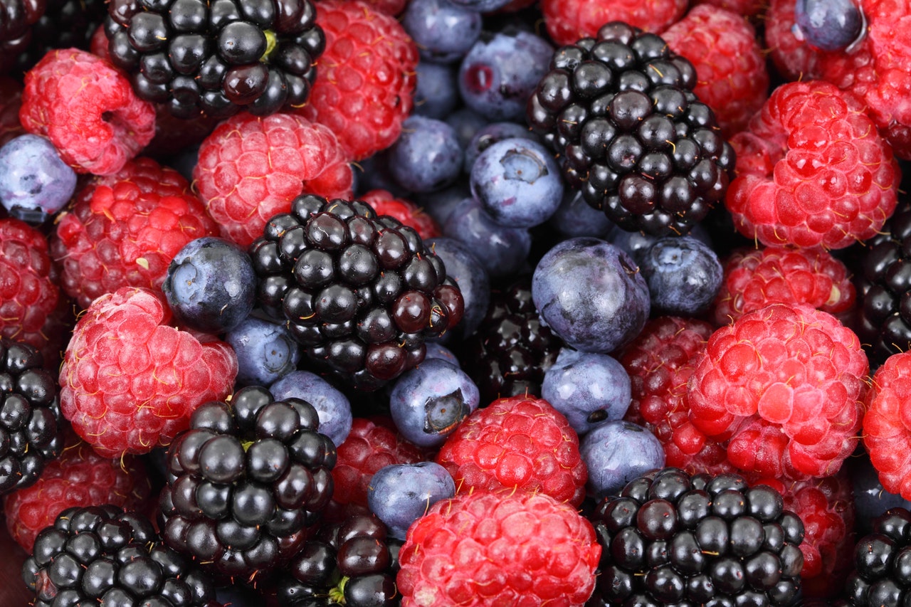 selection of berries