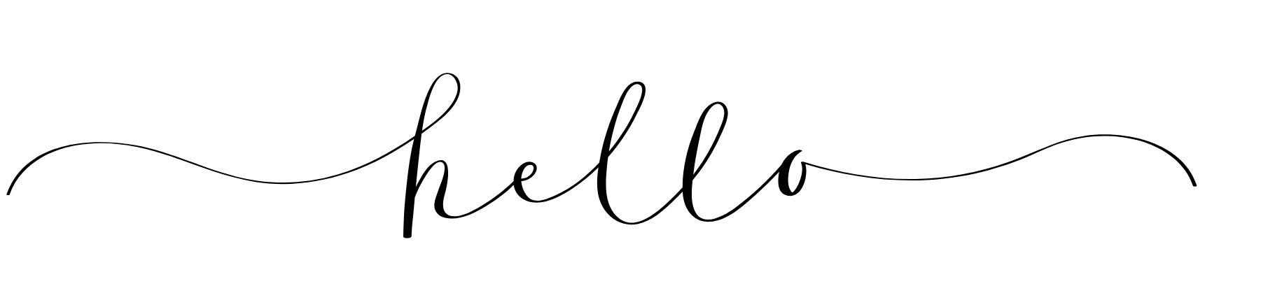 font style - hello