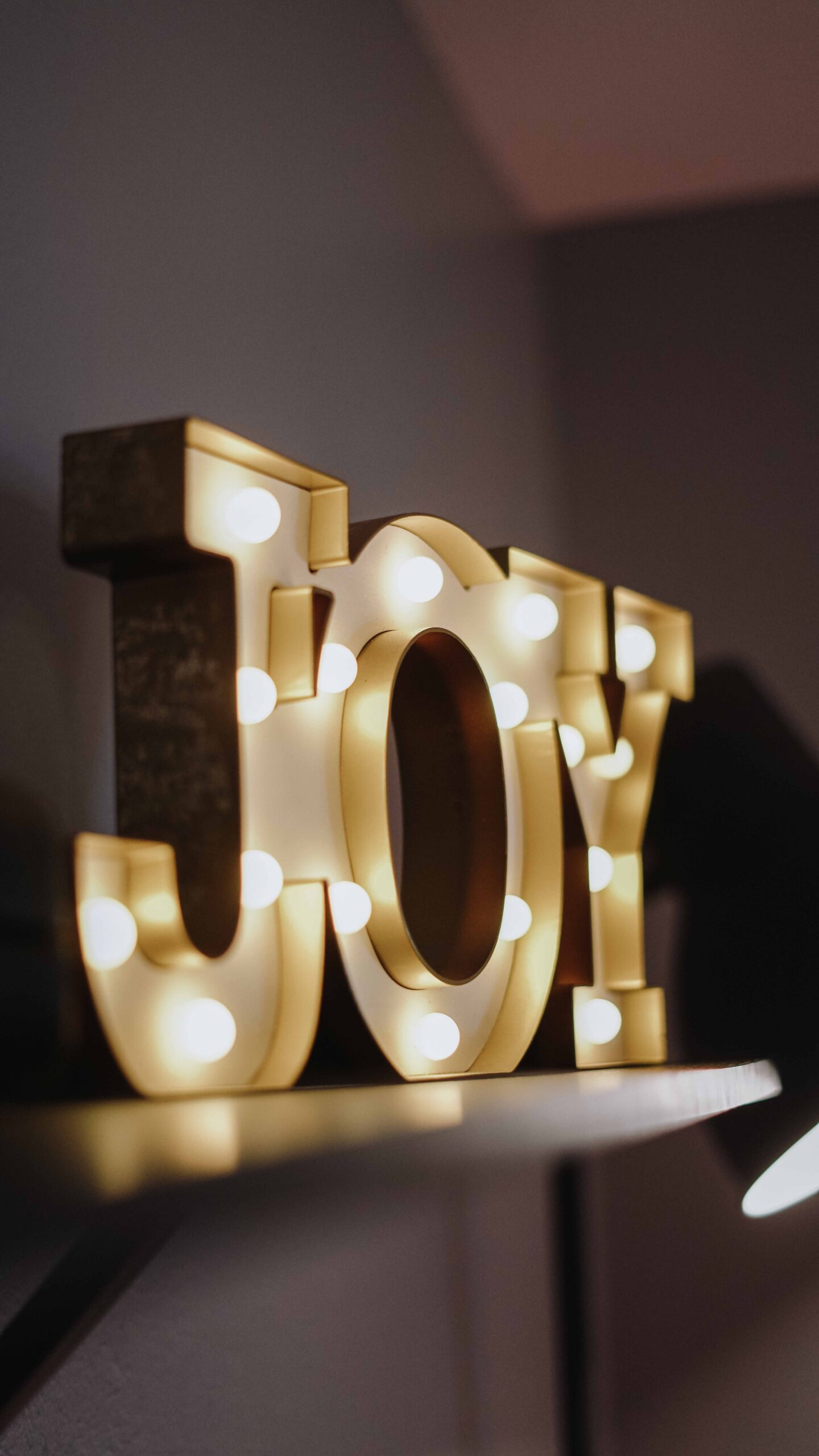 Light Up Joy Sign
