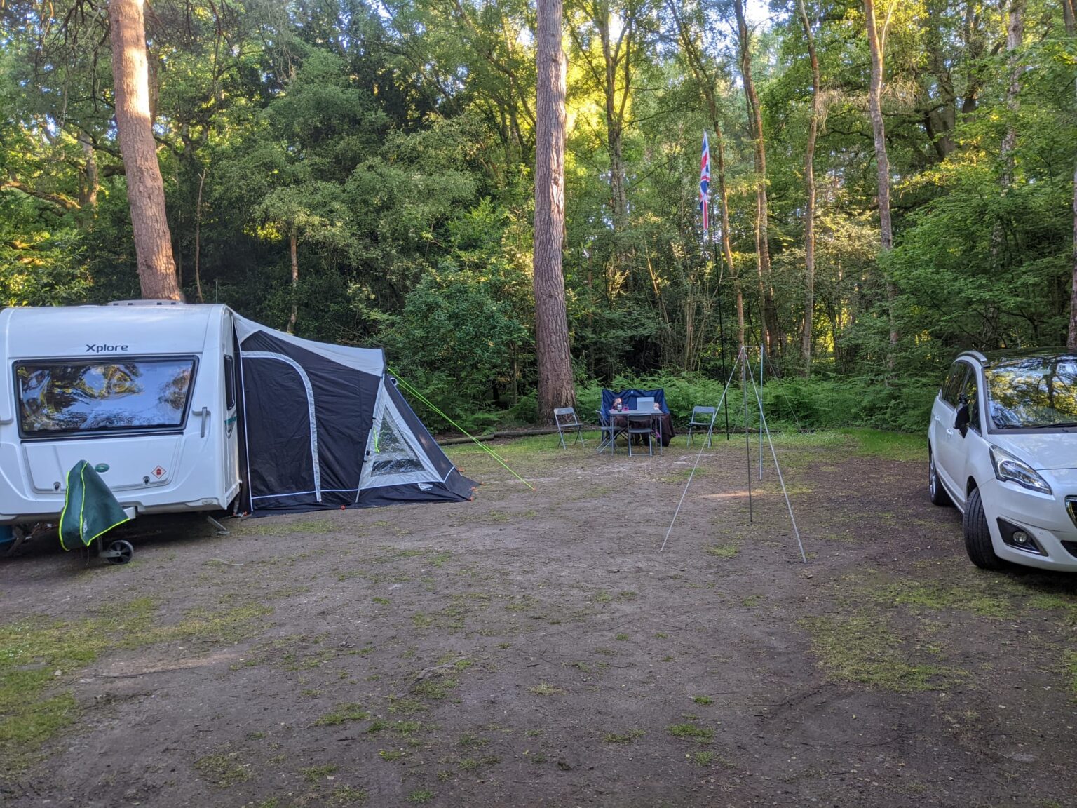 Our family camping trip to Wellington Country Park Prosecco Mum